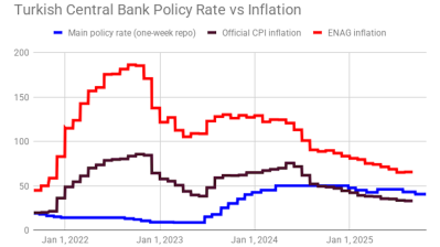 Turkey delivers another 250-bp rate cut largely in line with expectations