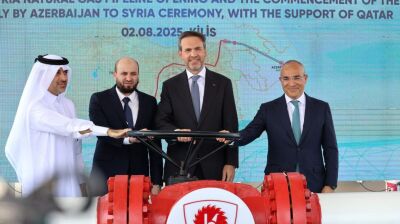 Syria inaugurates Azerbaijan gas pipeline through Turkey