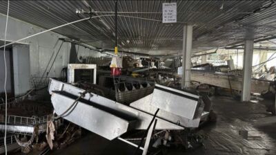 Tsunami washes away tonnes of salmon from Russian fish processing plant