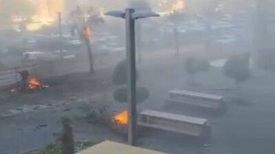 Yemeni drone strikes tourist area Israel, injuring 19 people