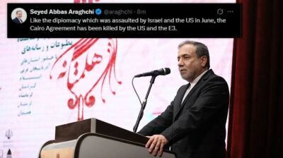 Iranian foreign minister says Cairo nuclear agreement terminated after IAEA censure