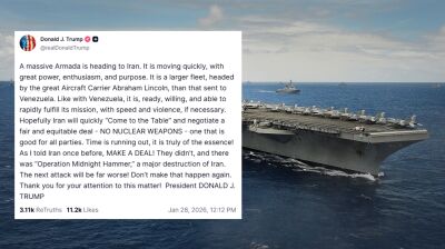 UPDATE: US President Trump warns Iran with armada deployment, Iran says 