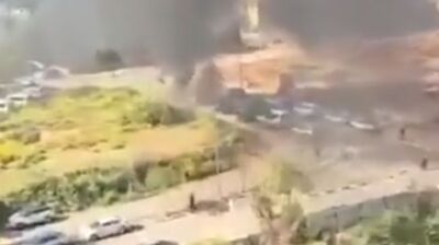 Iranian missile debris damages buildings near Ukrainian embassy in Tel Aviv