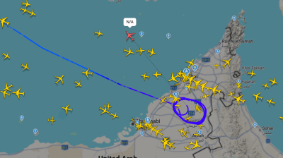 US Stratotanker from Tel Aviv over Gulf as Iran warns of Israeli flights 