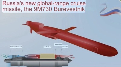 Russia test fires its Burevestnik nuclear-powered cruise missile 