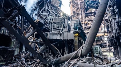 Ukraine's steel industry stops for the first time in 100 years