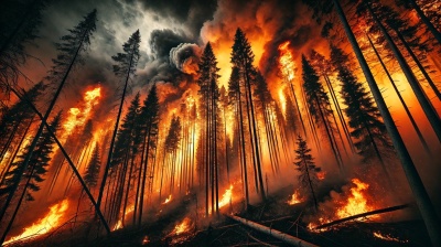 EU faces worst wildfire season on record as over 1mn hectares burn