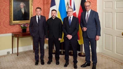 Europe's E3 leaders meet with Zelenskiy to set conditions for Ukraine peace deal with Russia in London summit