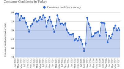 Turkish consumer confidence falls in August