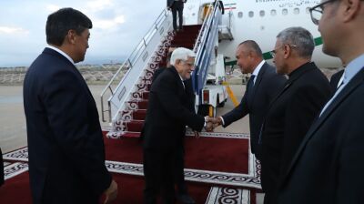 Iran's First Vice President arrives in Kyrgyzstan for Eurasian Economic Union summit