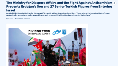 ISTANBUL BLOG: Erdogan’s son (and likely successor?) Bilal barred from entering Israel