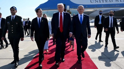 Trump lands in Tel Aviv as Israeli hostages begin return home