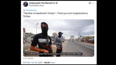 US ambassador thanks Turkey for role in 