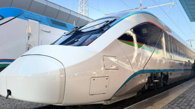 Tashkent-Khiva high-speed rail opens with Hyundai Rotem train never before seen outside Korea