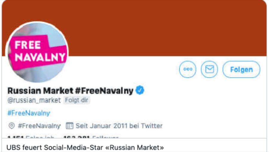 @russian_market sacked by UBS for supporting Navalny 