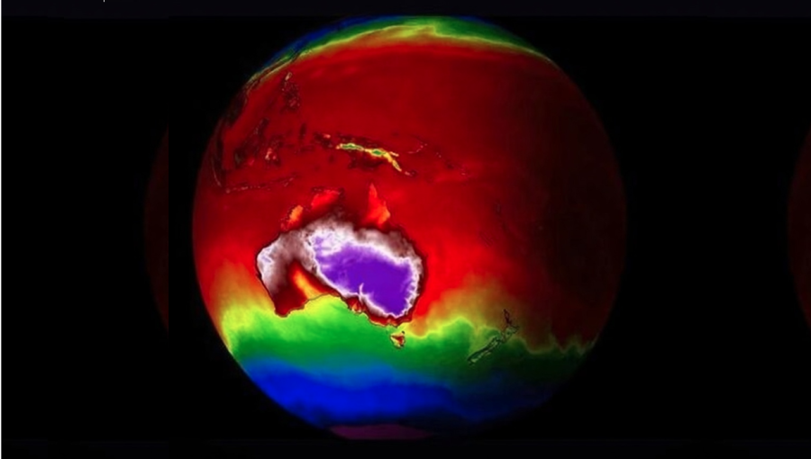 High-pressure heat dome pushes Australian temperatures towards 50C, prompting catastrophic fire danger warnings in South Australia and Victoria