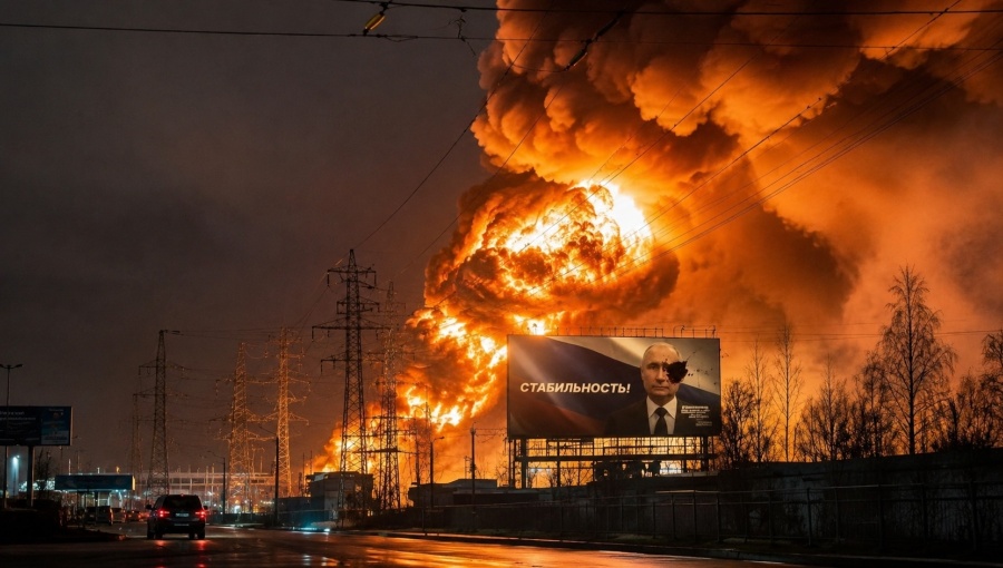 Moscow turns to Belarusian gasoline at 58 times normal volumes — a telling sign of the pressure building on Russia's energy infrastructure, even if the overall impact remains limited
