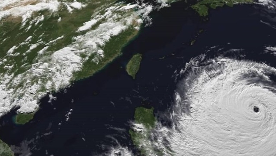 Typhoon Bavi approaches Taiwan