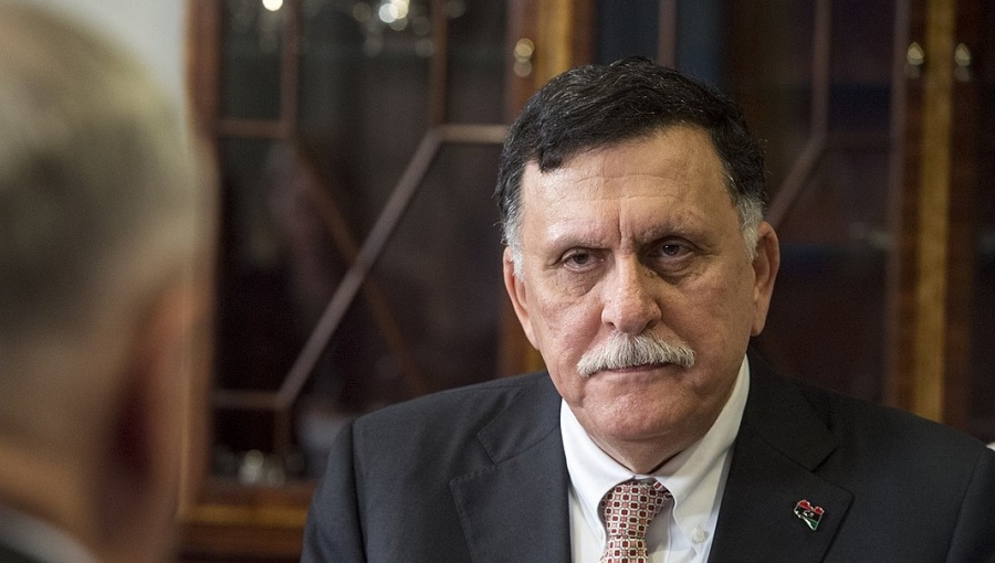 The internationally recognised Libyan government of Fayez al-Serraj (pictured) has been making business and maritime delimitation deals with Turkey, while Ankara has responded to its requests for military assistance. 