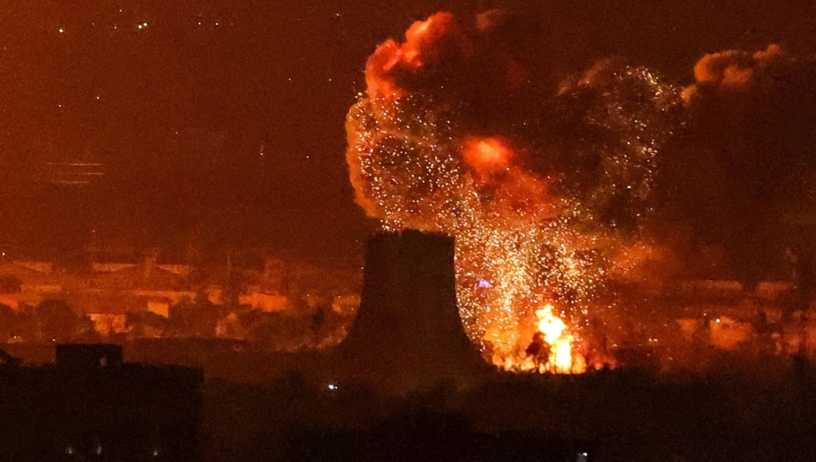 Iran fuel storage blaze