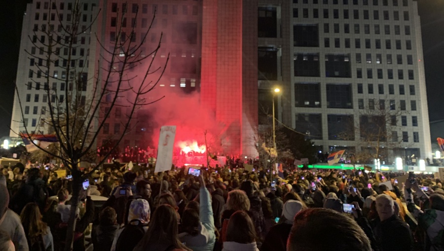 bne IntelliNews - Tens of thousands join protests in Serbia's Novi Sad