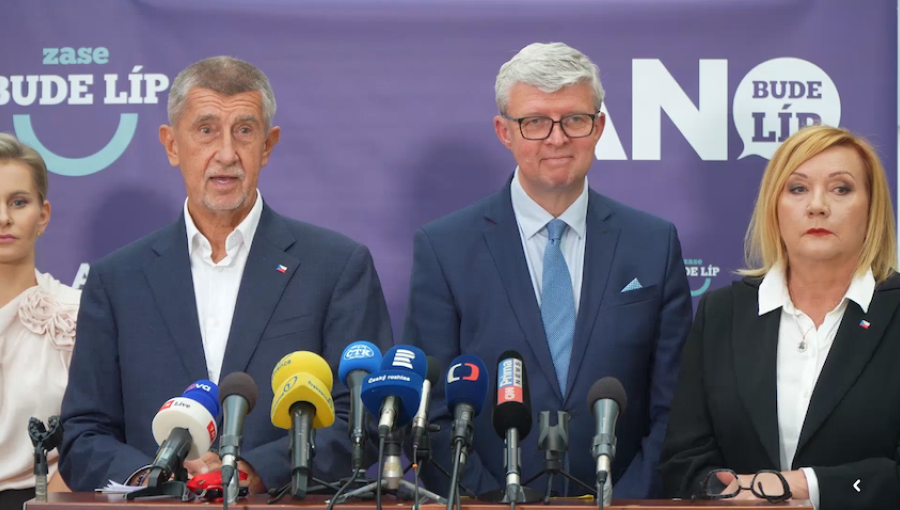 Babiš says he will axe state military aid for Ukraine if ANO forms next Czech cabinet
