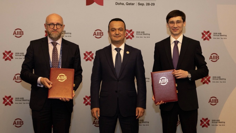 The agreements were signed at AIIB’s 11th Annual Meeting in Doha.