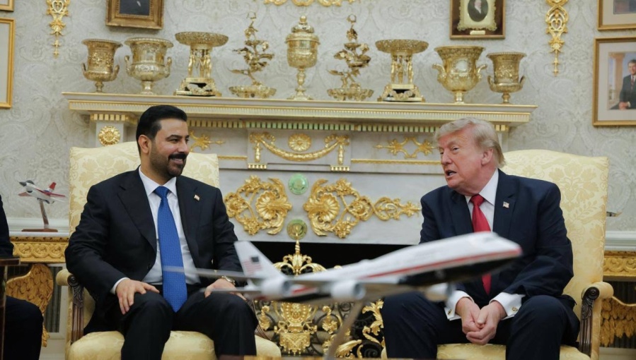 Iraqi Prime Minister Ali Faleh al-Zaidi met US President Donald Trump at the White House