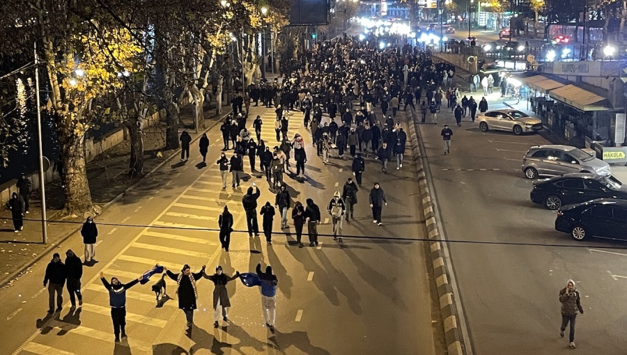 48 arrested in Tbilisi during ninth night of protests