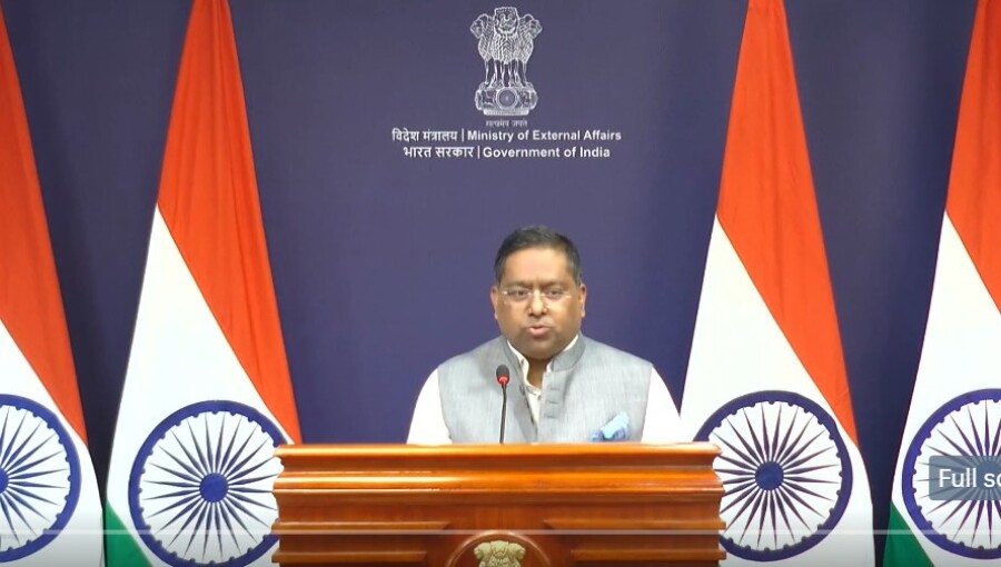 Randhir Jaiswal - spokesperson if India's Ministry of External Affairs