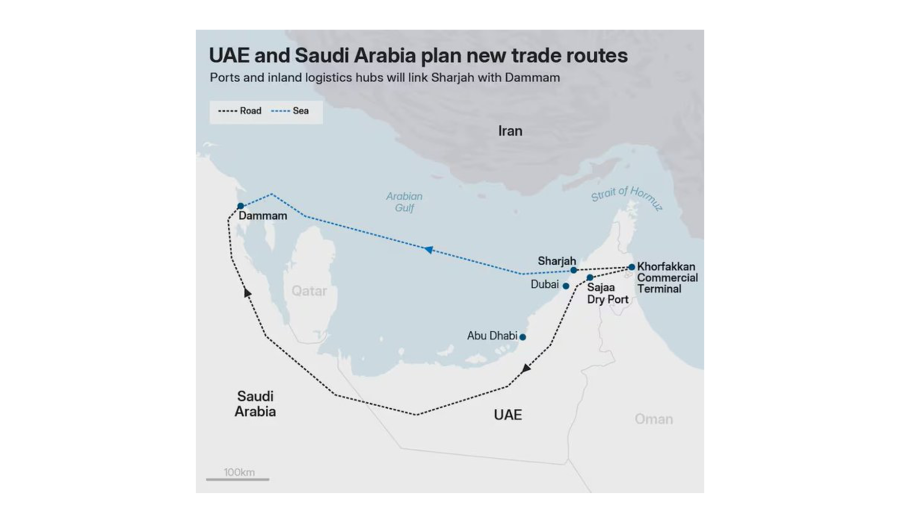 bne IntelliNews - UAE advances alternative trade route to bypass Strait ...