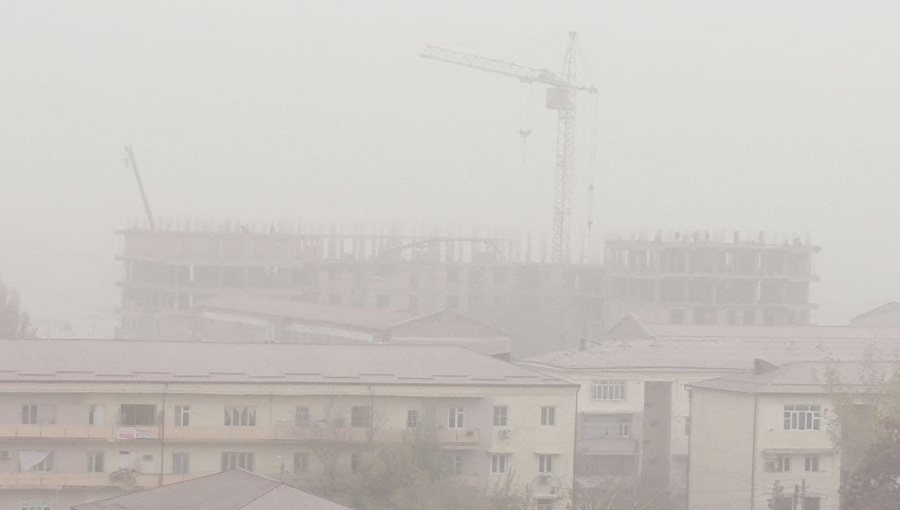 The concentration of dust in Tashkent’s air was 30 times the permitted level.