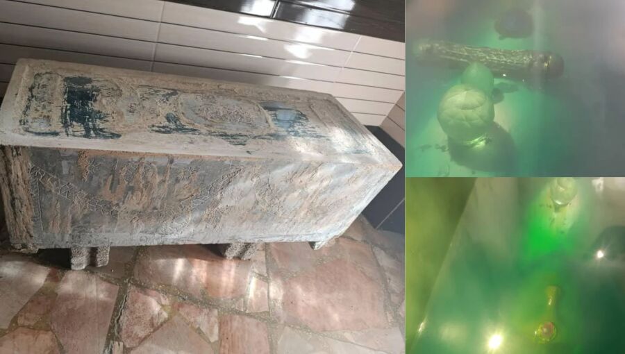 Jordanian man unearths mysterious ancient box whilst digging well