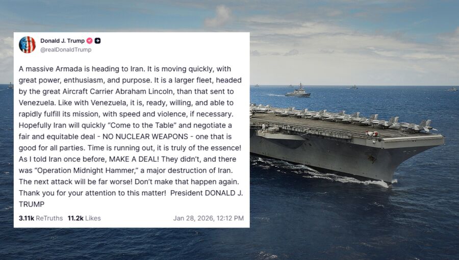 UPDATE: US President Trump warns Iran with armada deployment, Iran says