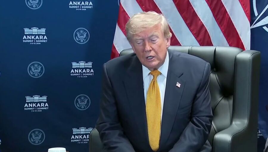 Trump at Nato Ankara summit.