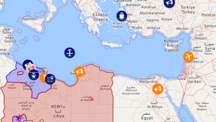 Libya.liveuamap.com provides updates on military movements, political statements and other developments in the conflict.