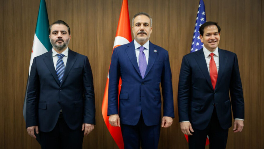 Syria’s Foreign Minister al-Shaibani meets US Secretary Rubio in Antalya amid sanctions lift announcement