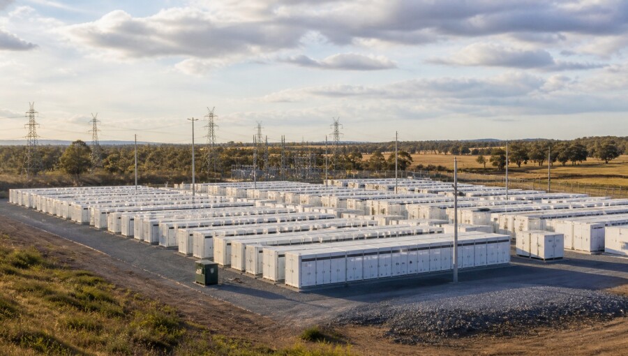 AEMO data show batteries now set the price nearly 40% of the time during the critical evening peak, cutting what was a $500/MWh spike to barely a ripple — and the build-out is accelerating

