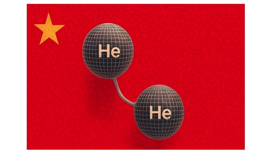 Helium was China's rare earth metals Achilles' heel