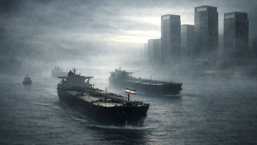 The flow of oil through Hormuz has slowed to a trickle. But not for Iran. The amount of its oil exports have doubled, and so has the amount of money it makes. 