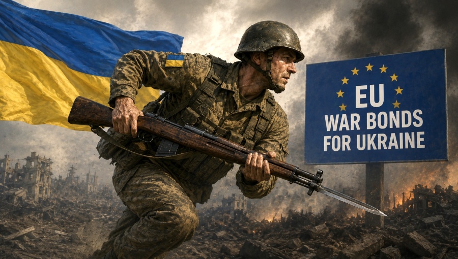 Europe funds the Ukraine conflict with debt, Russia with cash