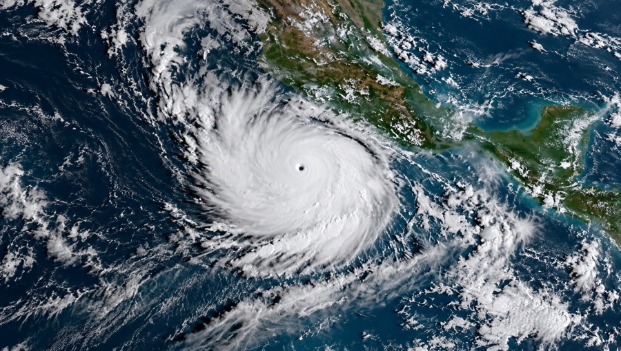 Polo went from tropical storm to Category 5 in about a day but is forecast to stay just off Mexico's coast.