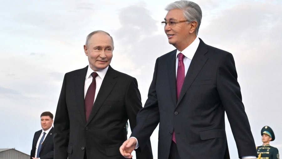 Tokayev seemed to make an extra effort to solicit Putin’s favour, including by glossing over thorny issues and lavishing praise on the Kremlin leader.