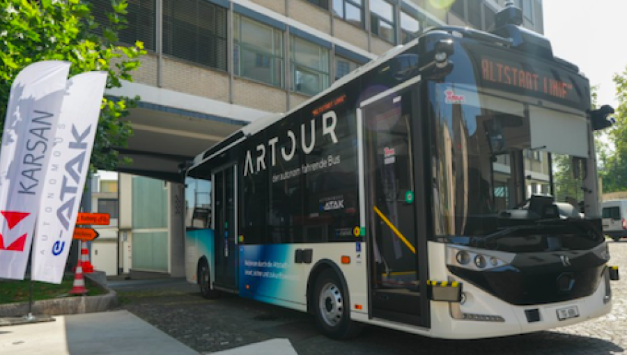 Istanbul-listed Karsan delivers first autonomous electric bus of its kind to Arbon in Switzerland