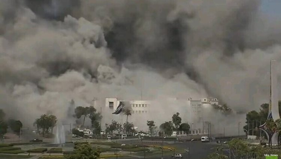 Israeli strike reported near Syria’s presidential palace