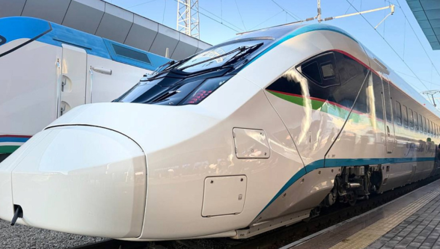 Tashkent-Khiva high-speed rail opens with Hyundai Rotem train never before seen outside Korea