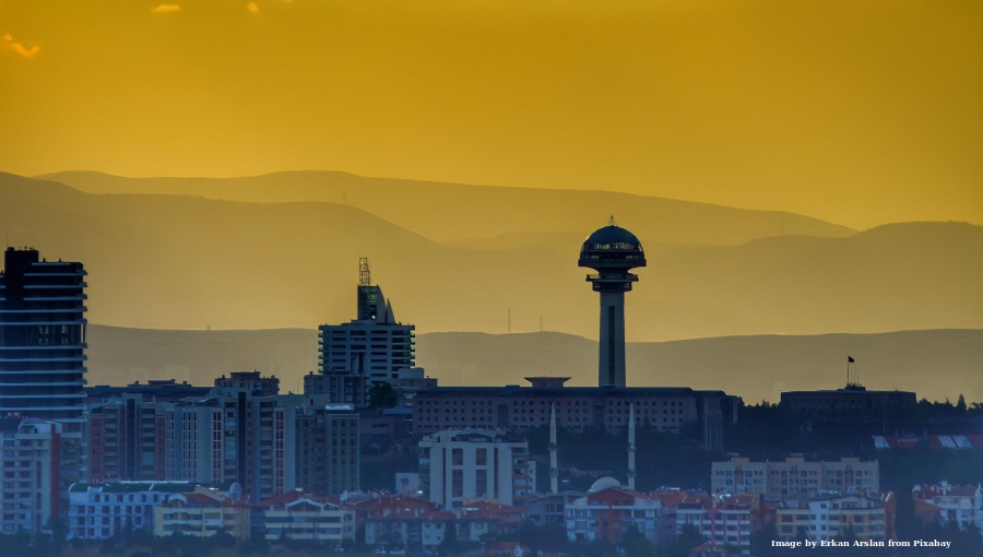 Turkish capital locked down as Erdogan courts the free world
